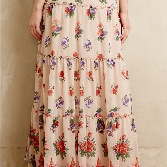 Love Sam Wildflower Fields Maxi Skirt Sz M - Picture 2 of 3